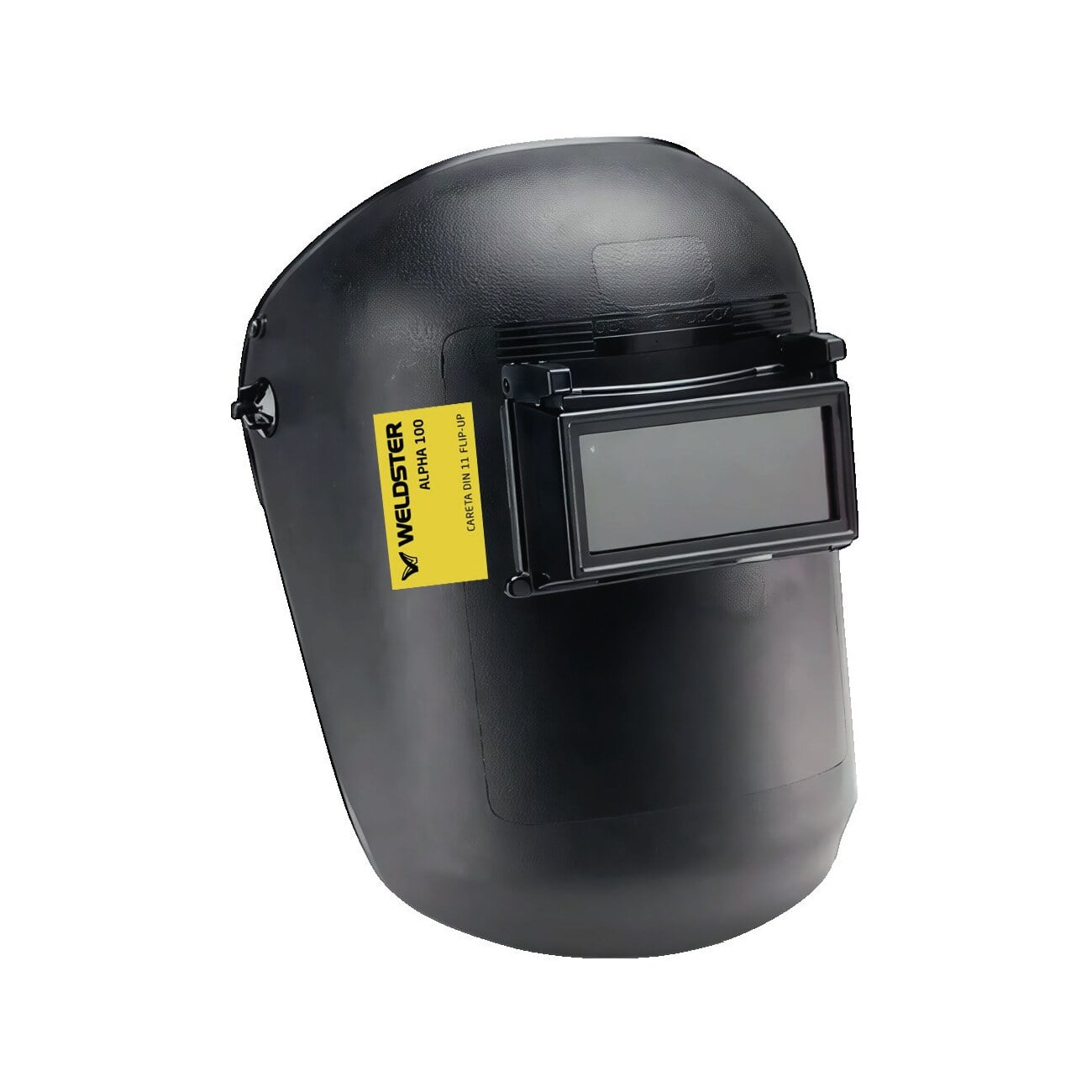Máscara de soldar pasiva WELDSTER Alpha 100, vista tres cuartos
